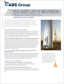 ISO 9001:2015 Transition - FAQs