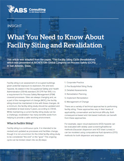 What You Need to Know About Facility Siting and Revalidation