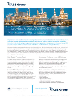 Improving Process Safety and HSE Management Performance