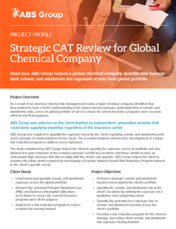 Strategic CAT Review for Global Chemical Company