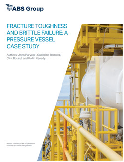 Fracture Toughness and Brittle Failure: A Pressure Vessel Case Study