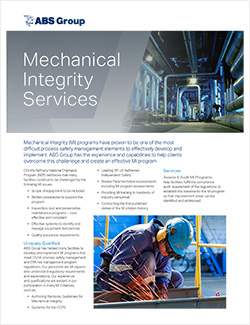 Fact Sheet: Mechanical Integrity