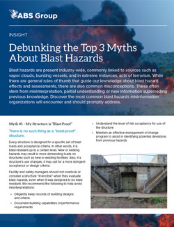 Insight: Debunking the Top 3 Myths About Blast Hazards