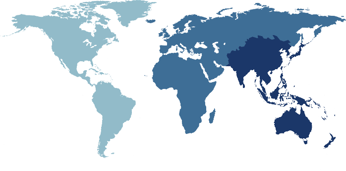 Where We Operate Map